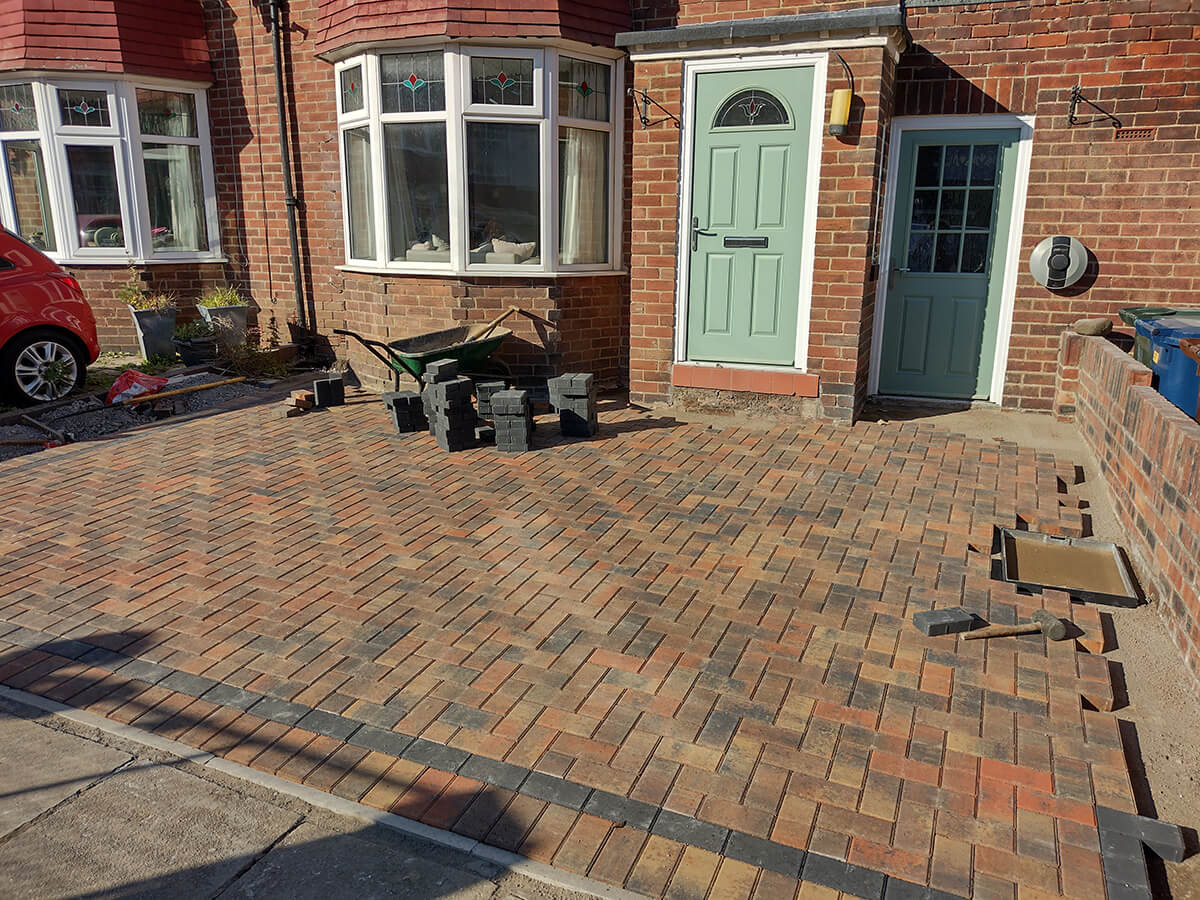 Block Paving Driveway Gosforth, Newcastle upon Tyne NE3