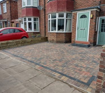 Block Paving Driveway Gosforth, Newcastle upon Tyne NE3