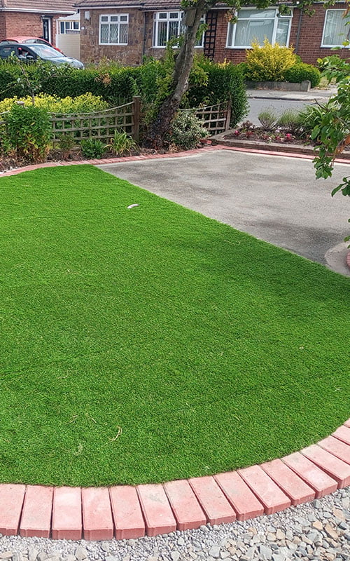 Artificial grass installation Northumberland