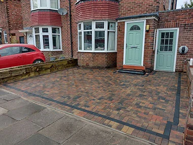 Block paving driveways Northumberland and Tyneside