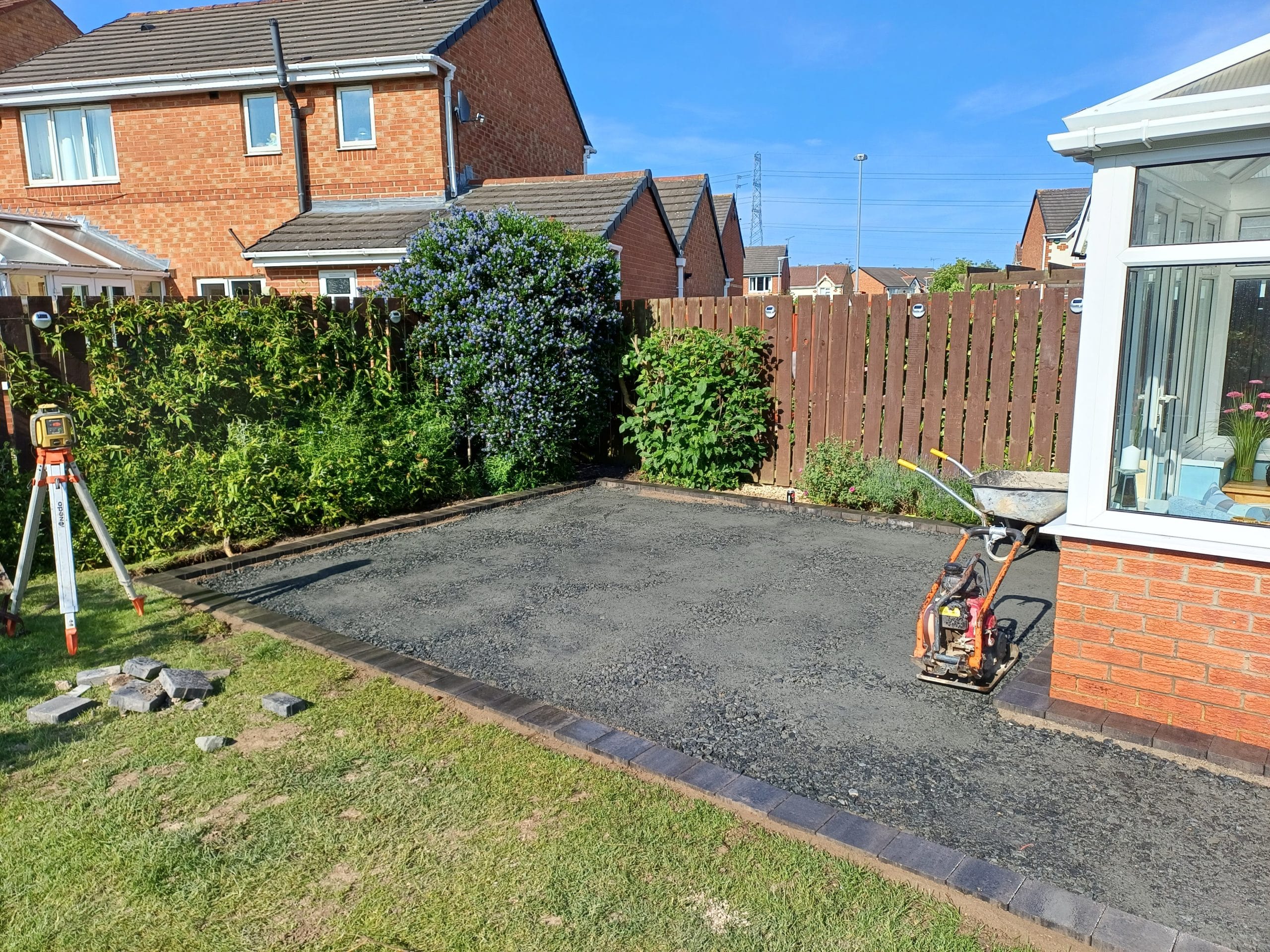 Porcelain patio Cramlington