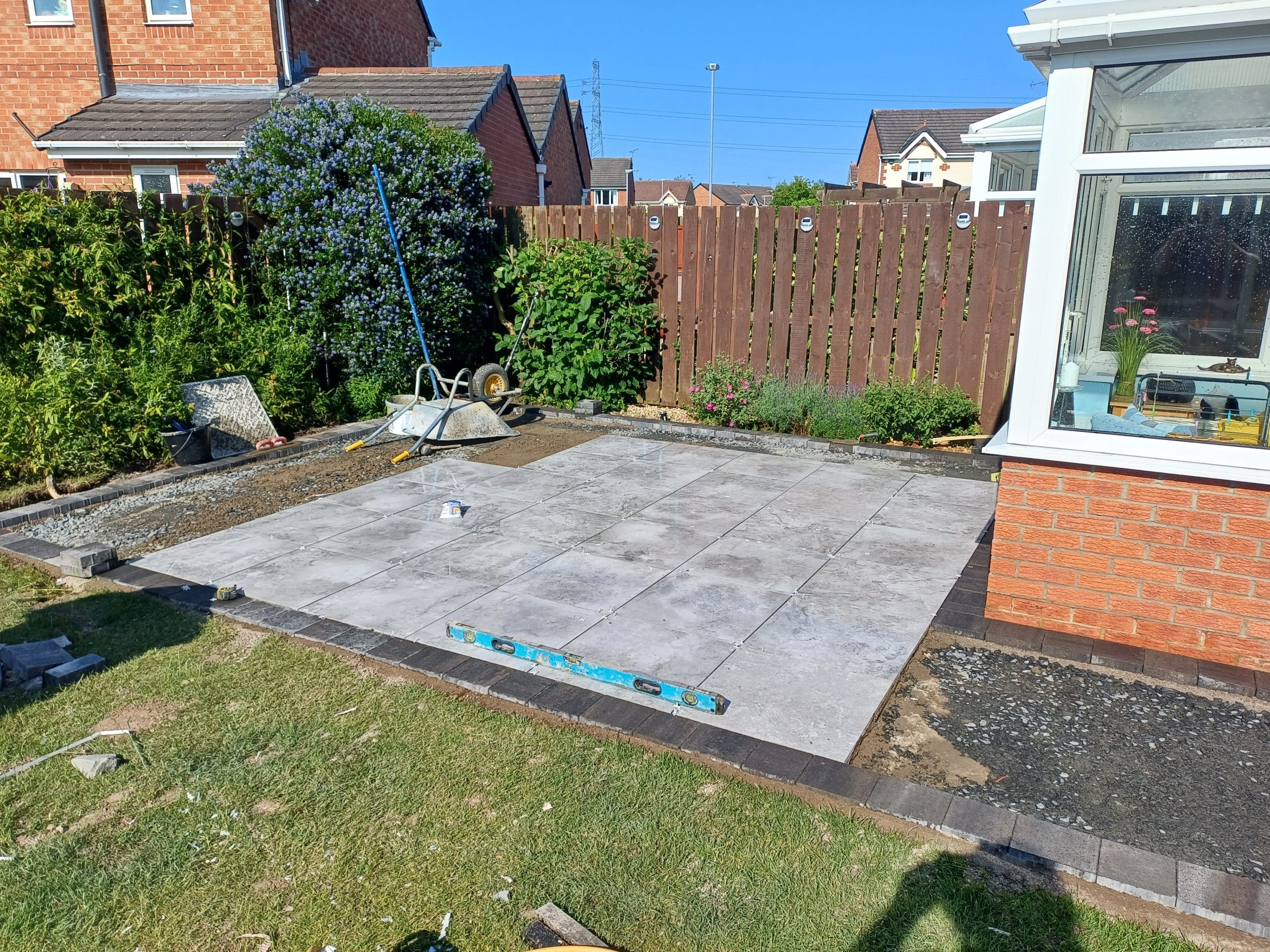Porcelain patio Cramlington