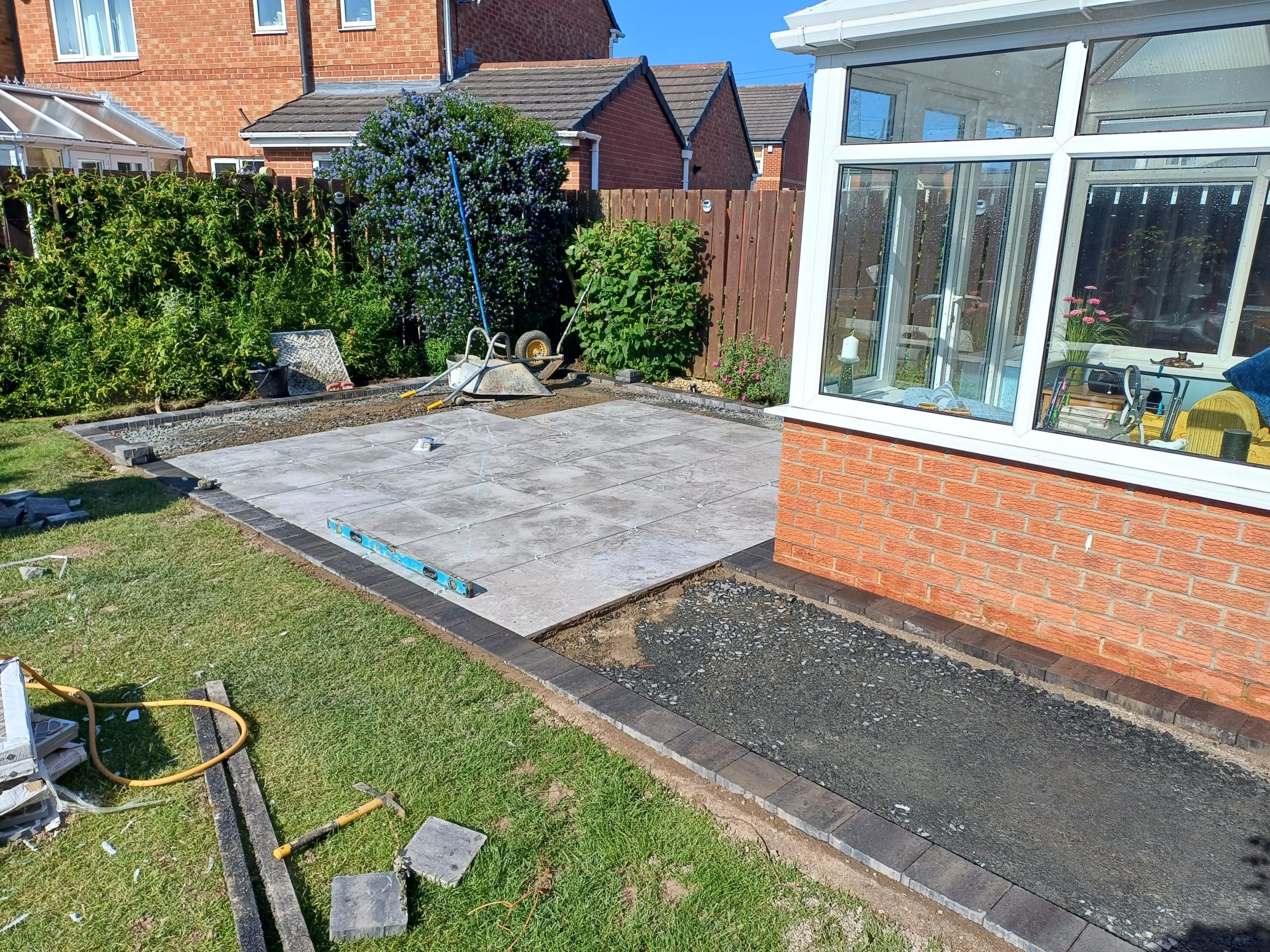 Porcelain patio Cramlington