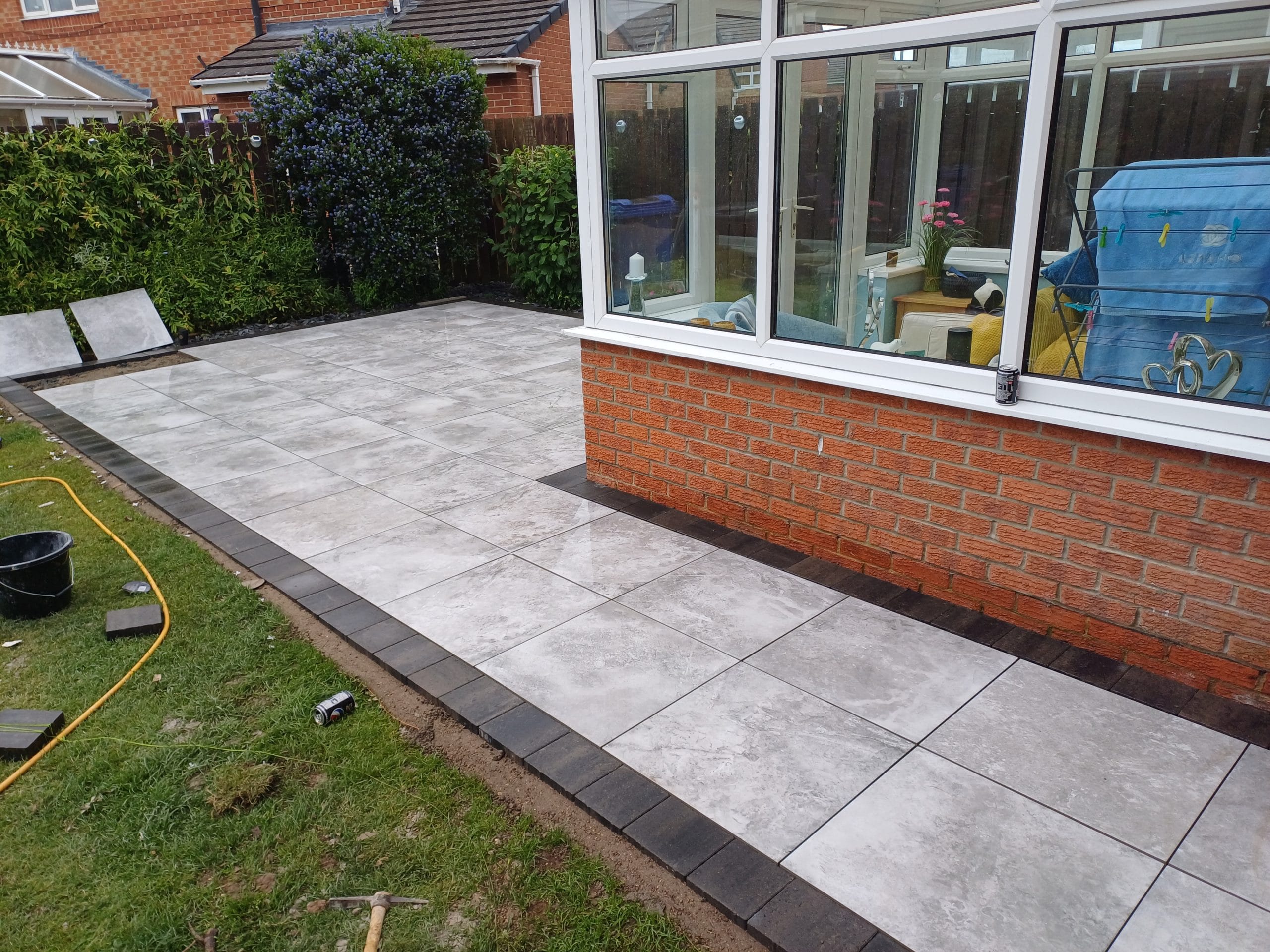 Porcelain patio Cramlington
