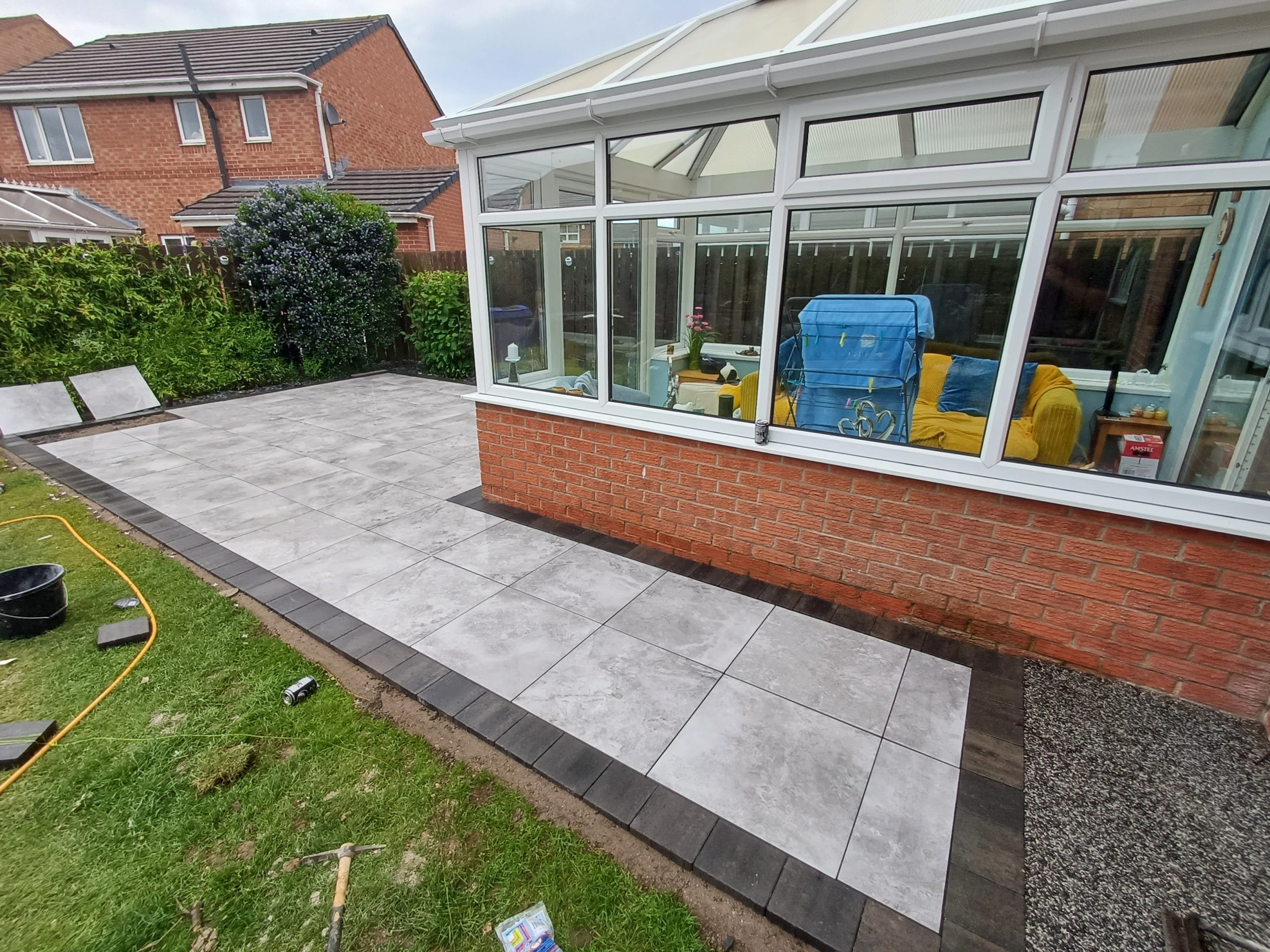 Porcelain patio Cramlington