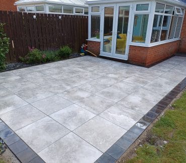 Porcelain patio Cramlington