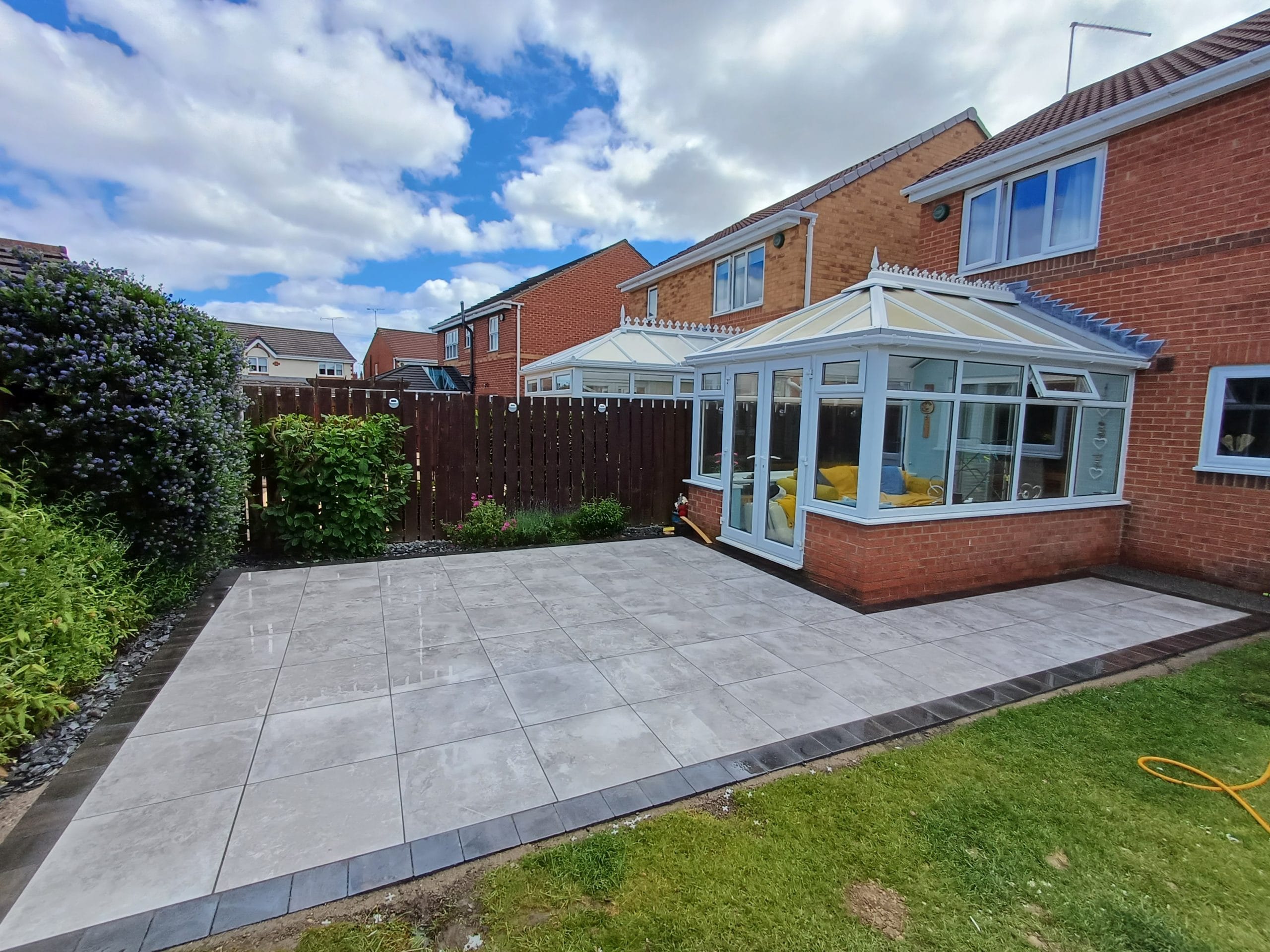 Porcelain patio Cramlington