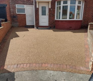 Rose Garden Resin Bound Driveway in Newcastle