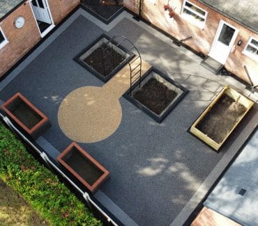 Resin bound patio Ponteland