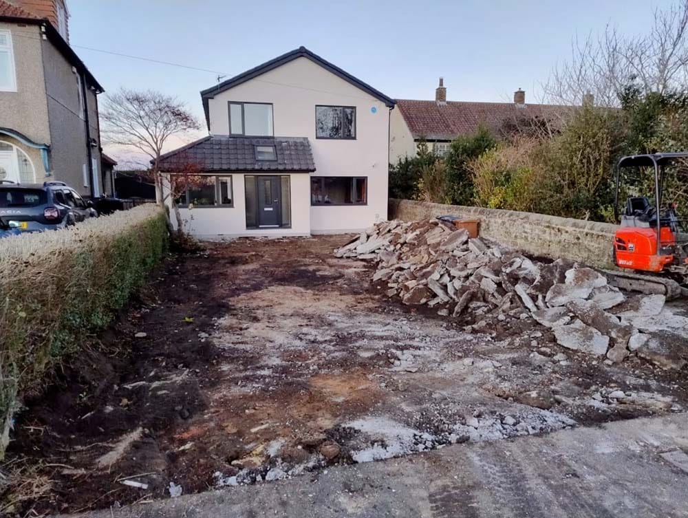 Polaris resin bound driveway Throckley before