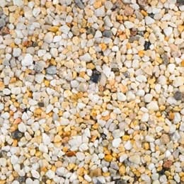 White gold resin bound paving